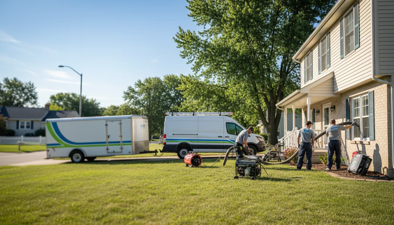 Flooded Basement Restoration And Cleanup With Repair in Rapelje, MT near me